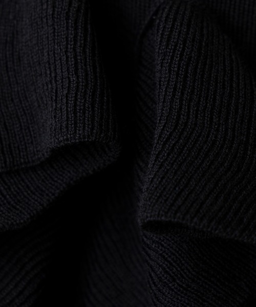 Sono（ソーノ）の「ご自宅でお洗濯可能【SONO/ソーノ】ﾌﾘﾙﾌﾙﾆｯﾄﾌﾟﾙｵｰﾊﾞｰ（ニット/セーター・レディース・ブルー系その他2/ブラック/ホワイト・F）」の11枚目の写真