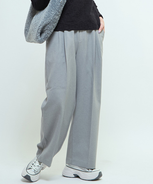 セール】TUCKED EASY BARREL PANTS（スラックス）｜CONVERSE TOKYO
