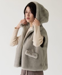 ベスト ジャケット フェイクファー」に該当するファッション通販