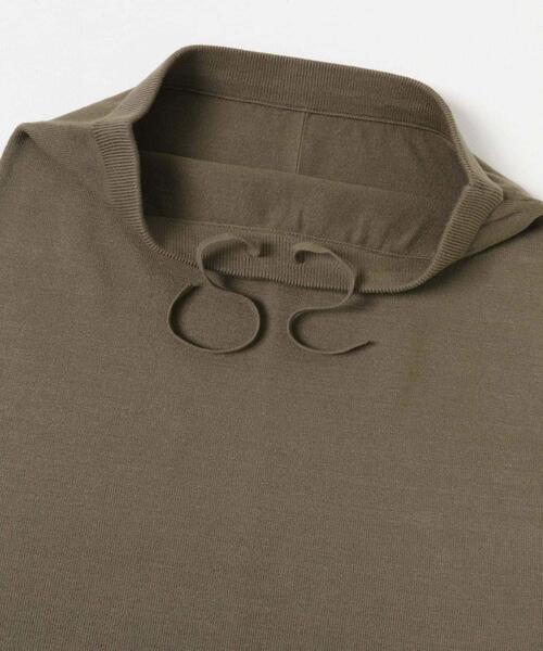 URBAN RESEARCH DOORS（アーバンリサーチドアーズ）の「『仁村紗和さん着用』『UR TECH 200日ニット』ストレートスカート（スカート・レディース・ブラック/モカ・MEDIUM）」の6枚目の写真