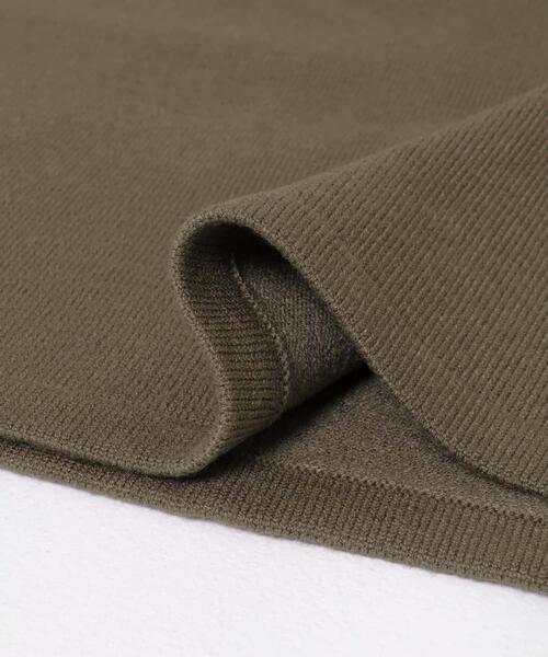 URBAN RESEARCH DOORS（アーバンリサーチドアーズ）の「『仁村紗和さん着用』『UR TECH 200日ニット』ストレートスカート（スカート・レディース・ブラック/モカ・MEDIUM）」の8枚目の写真