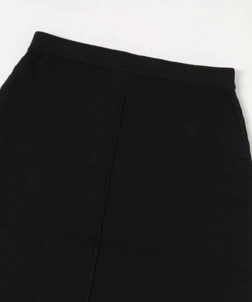 URBAN RESEARCH DOORS（アーバンリサーチドアーズ）の「『仁村紗和さん着用』『UR TECH 200日ニット』ストレートスカート（スカート・レディース・ブラック/モカ・MEDIUM）」の18枚目の写真