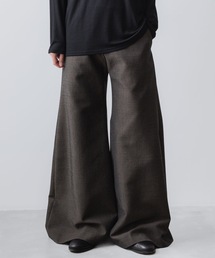 ato（アトウ）の「RECYCLE POLYESTER WOOL WIDE FLAIR PANTS（その他パンツ）」