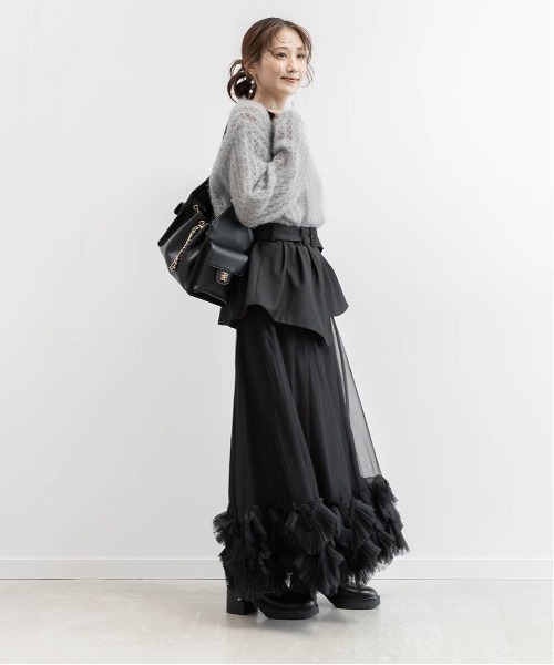 RANDA（ランダ）の「巾着デザインショルダーバッグ（ショルダーバッグ・レディース・アイボリー/ブラック・FREE）」の11枚目の写真