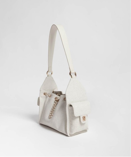 RANDA（ランダ）の「巾着デザインショルダーバッグ（ショルダーバッグ・レディース・アイボリー/ブラック・FREE）」の12枚目の写真