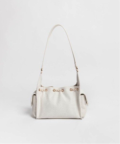 RANDA（ランダ）の「巾着デザインショルダーバッグ（ショルダーバッグ・レディース・アイボリー/ブラック・FREE）」の13枚目の写真