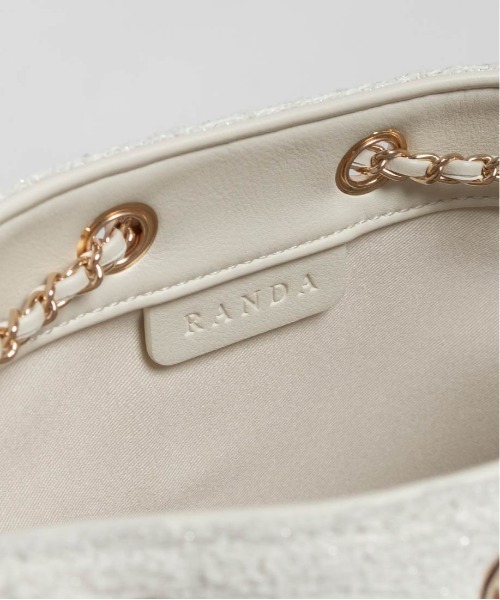 RANDA（ランダ）の「巾着デザインショルダーバッグ（ショルダーバッグ・レディース・アイボリー/ブラック・FREE）」の19枚目の写真