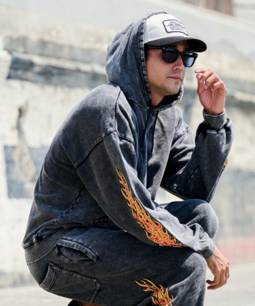 セール】【限定】lost/ロスト プルオーバー/パーカー セットアップ対応