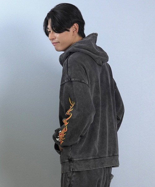 【xyz！】PALAZZO KNIT　プルオーバー　 パーカー　古着 PLAYBOY プレイボーイ パーカー プルオーバー レディース サガラ刺繍