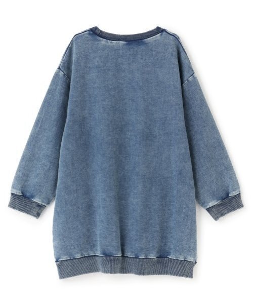 X-girl Stages（エックスガールステージス）の「配色切替ロゴ刺しゅうワンピース（ワンピース・キッズ・ブラック/ブルー・110cm/130cm/140cm/100cm/120cm/90cm）」の3枚目の写真