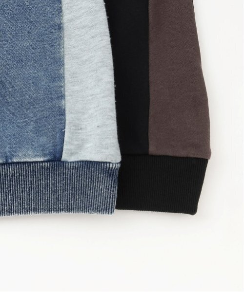 X-girl Stages（エックスガールステージス）の「配色切替ロゴ刺しゅうワンピース（ワンピース・キッズ・ブラック/ブルー・110cm/130cm/140cm/100cm/120cm/90cm）」の7枚目の写真