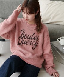 DISCOAT（ディスコート）の「フェザーヤーンロゴプルオーバー（ニット/セーター）」