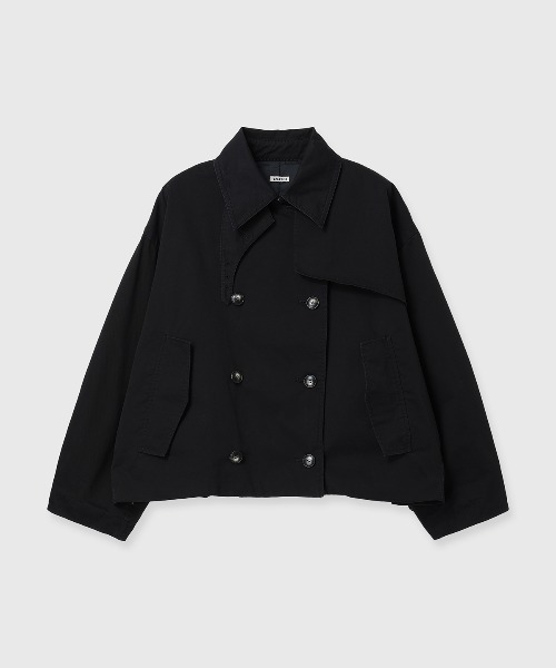 CREDONA（クレドナ）の「NORMANDY HALF TRENCH COAT/ノルマンディハーフトレンチコート（トレンチコート・レディース・ブラック/ベージュ・FREE）」の15枚目の写真