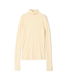 EDITION | コットンシルクフライス タートルネックトップ(Tシャツ/カットソー)