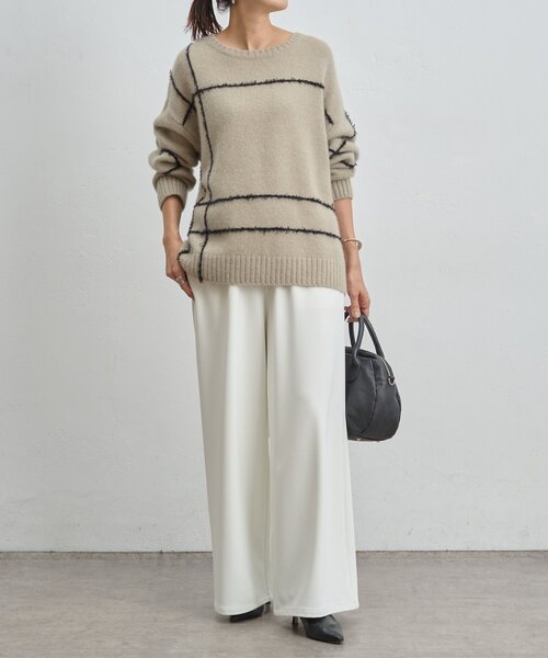 ビッグチェックヤクニット（ニット/セーター）｜BEARDSLEY（ビアズリー