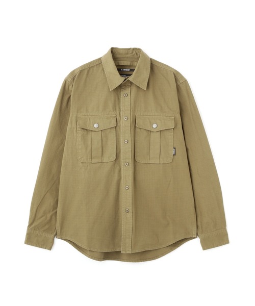 AVIREX(アヴィレックス)の「CONCHO SNAP UTILITY SHIRT / コンチョスナップ ユーティリティシャツ / AVIREX / アヴィレックス(シャツ/ブラウス・メンズ・カーキ/オリーブ/チャコール・MEDIUM/XX-LARGE/LARGE)」の3枚目の写真