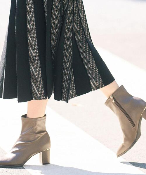 SHOO・LA・RUE（シューラルー）の「ストレッチブーツ（ブーツ・レディース・ブラック/ダークブラウン・25/35/45/50）」の3枚目の写真