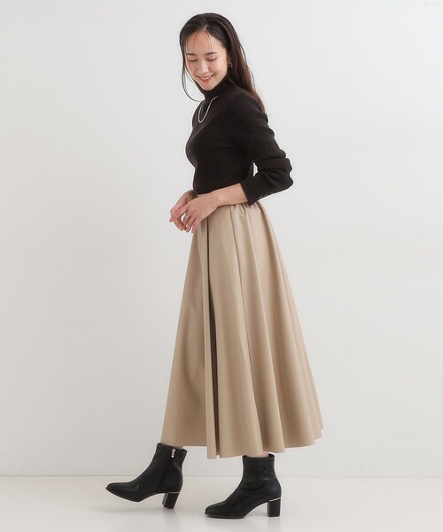 SHOO・LA・RUE（シューラルー）の「ストレッチブーツ（ブーツ・レディース・ブラック/ダークブラウン・25/35/45/50）」の11枚目の写真