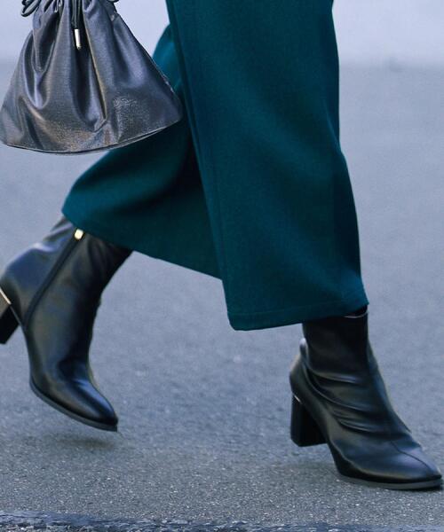 SHOO・LA・RUE（シューラルー）の「ストレッチブーツ（ブーツ・レディース・ブラック/ダークブラウン・25/35/45/50）」の13枚目の写真