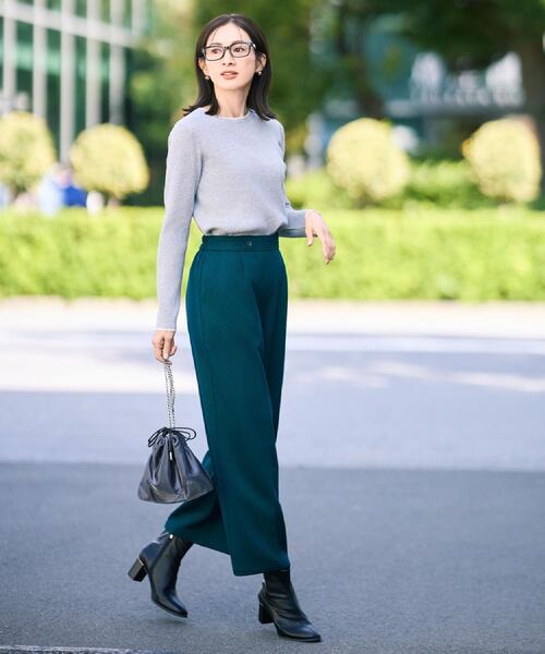 SHOO・LA・RUE（シューラルー）の「ストレッチブーツ（ブーツ・レディース・ブラック/ダークブラウン・25/35/45/50）」の14枚目の写真