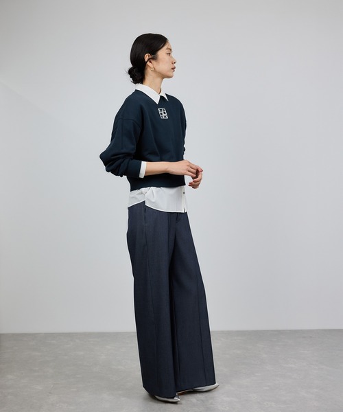 ROPE'（ロペ）の「アナグラム刺繍スウェットプルオーバー/イージーケア（スウェット・レディース・ベージュ系その他/ネイビー/ピンク系その他2・FREE）」の7枚目の写真