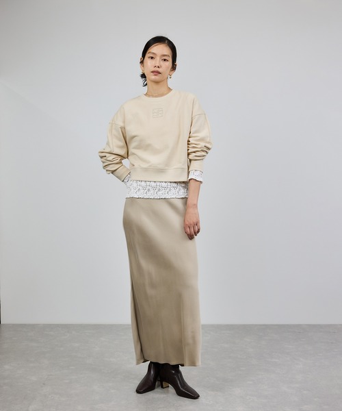 ROPE'（ロペ）の「アナグラム刺繍スウェットプルオーバー/イージーケア（スウェット・レディース・ベージュ系その他/ネイビー/ピンク系その他2・FREE）」の8枚目の写真