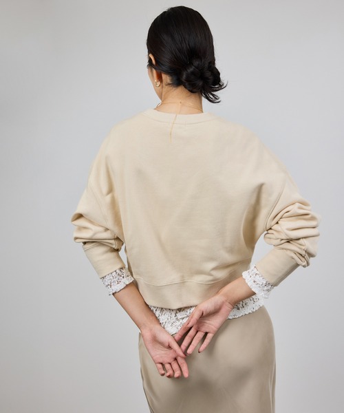 ROPE'（ロペ）の「アナグラム刺繍スウェットプルオーバー/イージーケア（スウェット・レディース・ベージュ系その他/ネイビー/ピンク系その他2・FREE）」の11枚目の写真