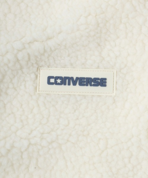 CONVERSE(コンバース)の「CONVERS/コンバース シープボア 切替 スタンドベスト(ベスト・レディース・アイボリー/ブラック/ピンク/モカ・L/M)」の12枚目の写真