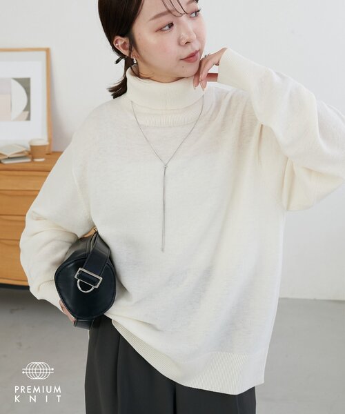 セール】スーパーファインウールタートルネック（ニット/セーター