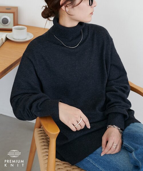 セール】スーパーファインウールタートルネック（ニット/セーター