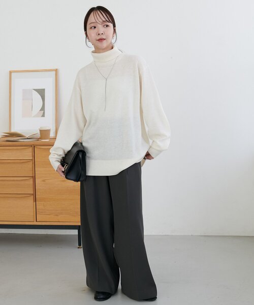 セール】スーパーファインウールタートルネック（ニット/セーター
