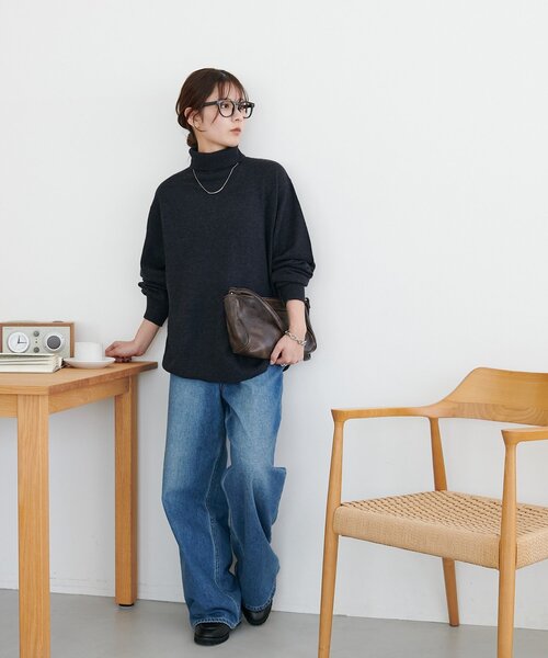 セール】スーパーファインウールタートルネック（ニット/セーター
