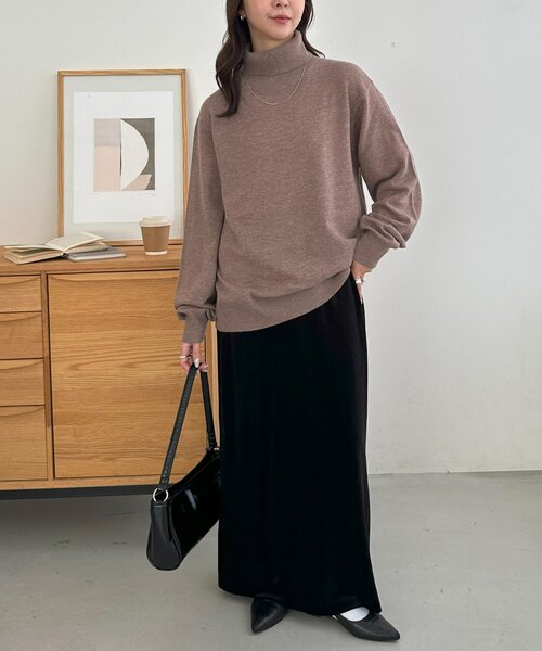 セール】スーパーファインウールタートルネック（ニット/セーター