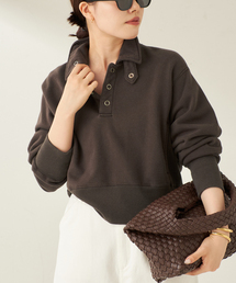 JANE SMITH / ジェーンスミス FROSTING COTTON FLEECE SNAP プルオーバー