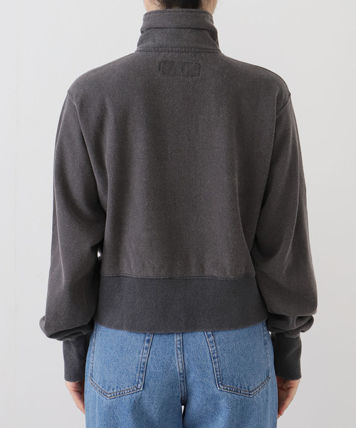 plage(プラージュ)の「JANE SMITH / ジェーンスミス FROSTING COTTON FLEECE SNAP プルオーバー(Tシャツ/カットソー・レディース・スミクロ/ブラウン・FREE)」の4枚目の写真