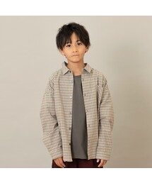 and D. petit main | チェックドロップ長袖シャツ(シャツ/ブラウス)