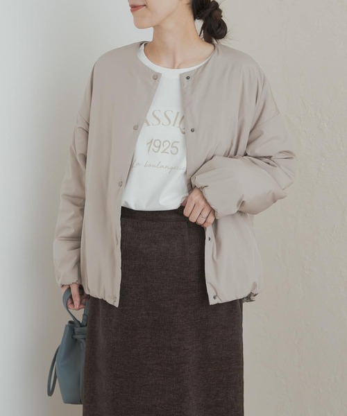 UR TECH』撥水ポケッタブル中綿ブルゾン