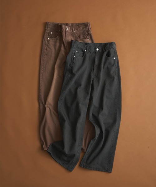 PUBLIC DENIM リラックスワイドストレートデニム（デニムパンツ