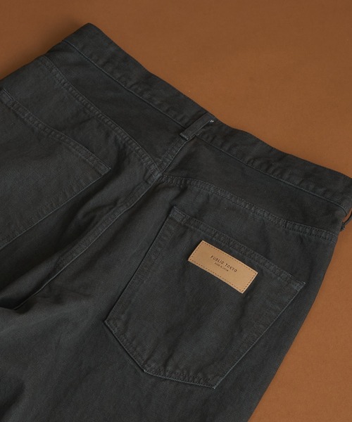 セール】PUBLIC DENIM リラックスワイドストレートデニム /日本製/岡山