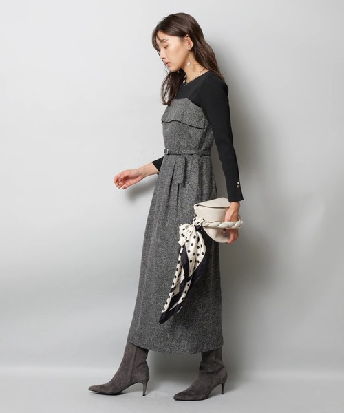 ジャスグリッティー　ワンピース ジャスグリッティー JUSGLITTY シャツワンピース（7分袖） （ピンク