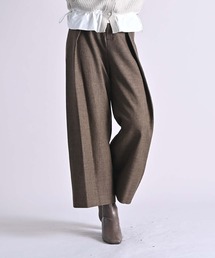 RAW FUDGE | ウエストタックワイドパンツ(スラックス)