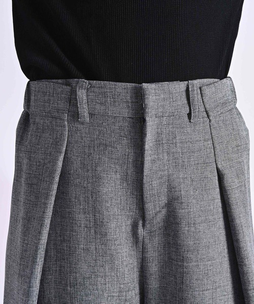 RAW FUDGE(ローファッジ)の「ウエストタックワイドパンツ(スラックス・レディース・ブラウン/グレー・M)」の16枚目の写真