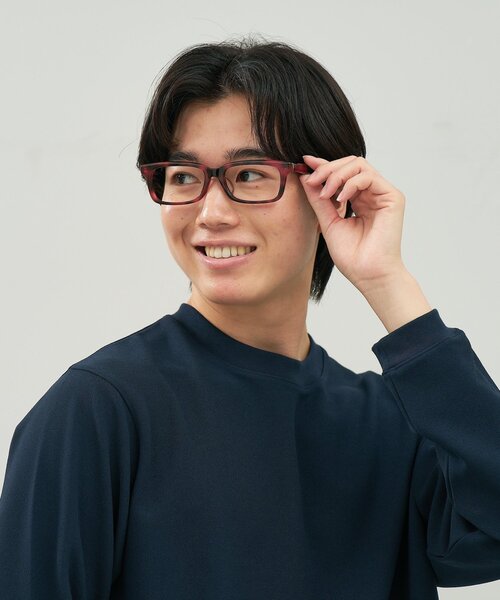 ウェリントン型 メガネ｜マツケリ MAZZUCCHELLI 横長 眼鏡 伊達めがね
