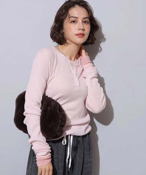 Arpege story 配色シアーロンT 配色シアーロンT（Tシャツ/カットソー）｜Arpege story（アルページュ