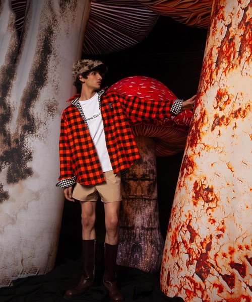 MSGM（エムエスジーエム）の「リバーシブル ギンガムコットン シャツジャケット（ブルゾン・メンズ・ホワイト系・46）」の11枚目の写真