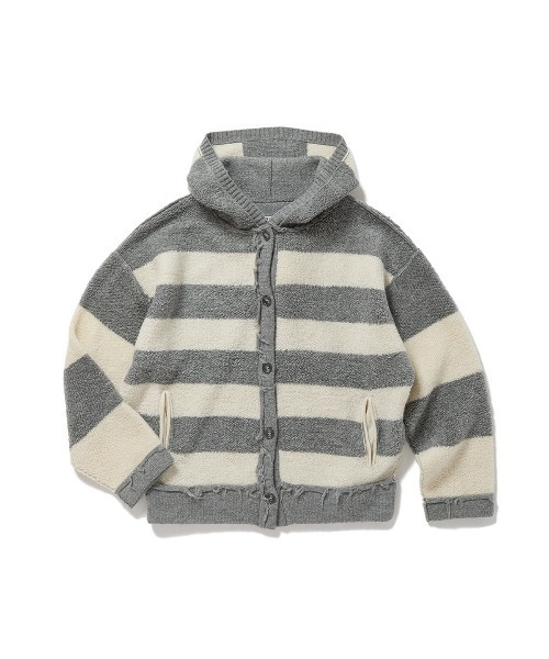 Textured Stripe Knit Cardigan（ニット/セーター）｜PERVERZE