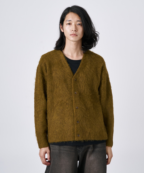 B.C STOCK(ベーセーストック)の「【CALIFORNIA RANCH HOUSE】シャギーカーディガン(カーディガン/ボレロ・メンズ・ブラック/ブラウン/ベージュ/ブルー系その他・FREE)」の2枚目の写真