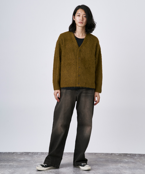 B.C STOCK(ベーセーストック)の「【CALIFORNIA RANCH HOUSE】シャギーカーディガン(カーディガン/ボレロ・メンズ・ブラック/ブラウン/ベージュ/ブルー系その他・FREE)」の9枚目の写真