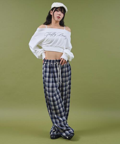 dispark（ディスパーク）の「DISPARK/ワイドショルダーロゴスウェット（スウェット・レディース・スミクロ/ホワイト・FREE）」の8枚目の写真