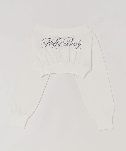 dispark（ディスパーク）の「DISPARK/ワイドショルダーロゴスウェット（スウェット・レディース・スミクロ/ホワイト・FREE）」の14枚目の写真